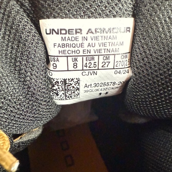 Under Armour Stellar G2 6" Tactical Boots Mens 9 Light Brown 3025578-200 New NIB - Picture 2 of 10